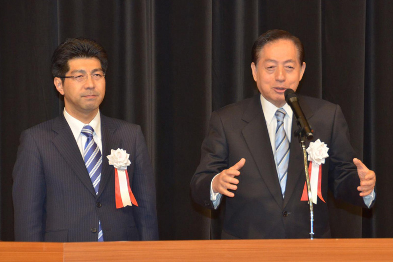 みよし市、名古屋市東区での励ます会に、太田あきひろ前国土交通大臣が