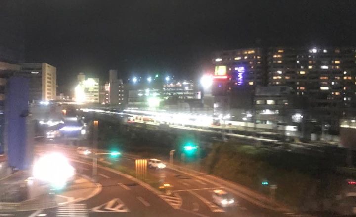 JR岐阜駅付近から名鉄岐阜駅方面を横目に名古屋へ