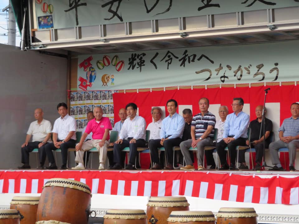 清須市の特養「平安の里」の恒例の夏祭りに