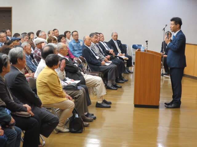 10月25日は、名古屋市天白区の支部会に。