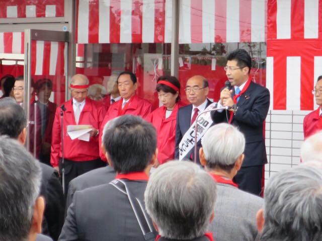 稲沢市長選挙の加藤じょうじろう候補の出陣式に