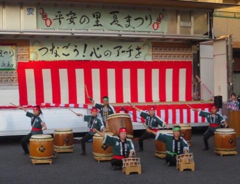 清須市の「平安の里夏祭り」へ