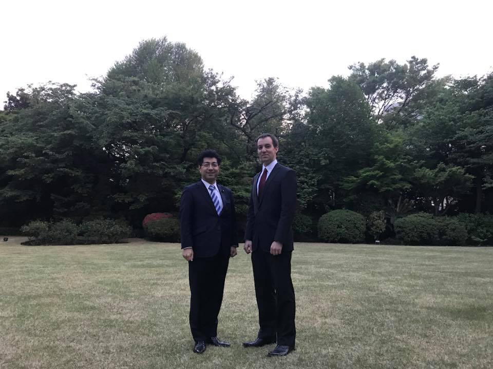 在京英国大使館で観桜会