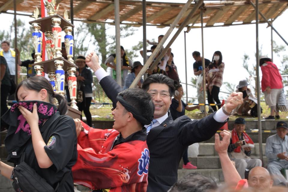 全国闘牛サミットが鹿児島県徳之島の天城町で開催