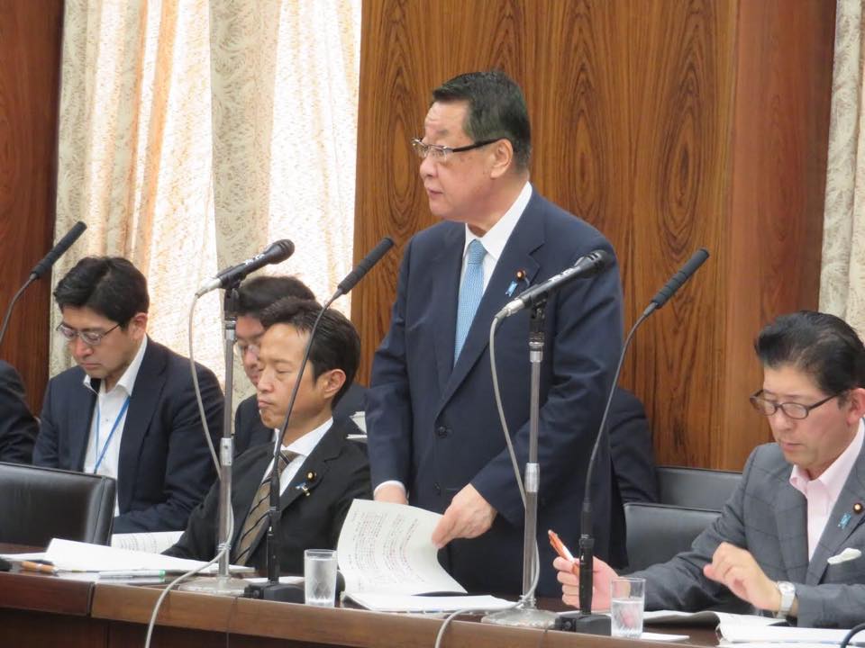 農林水産委員会で、愛知県で開催される全国植樹祭の意義、農林水産大臣からのメッセージを直接伺う