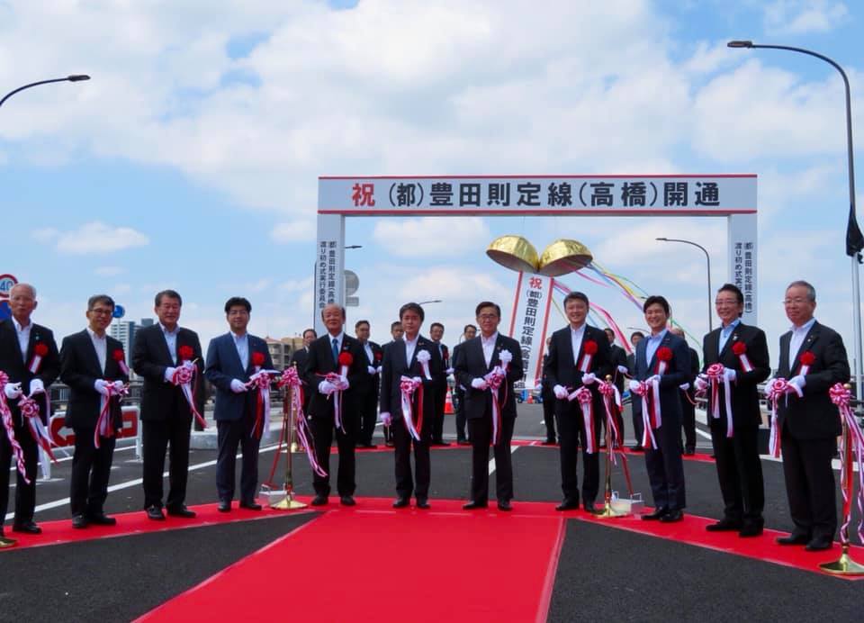 豊田市内、「高橋」が三代目の橋として4車線化して新たに開通！