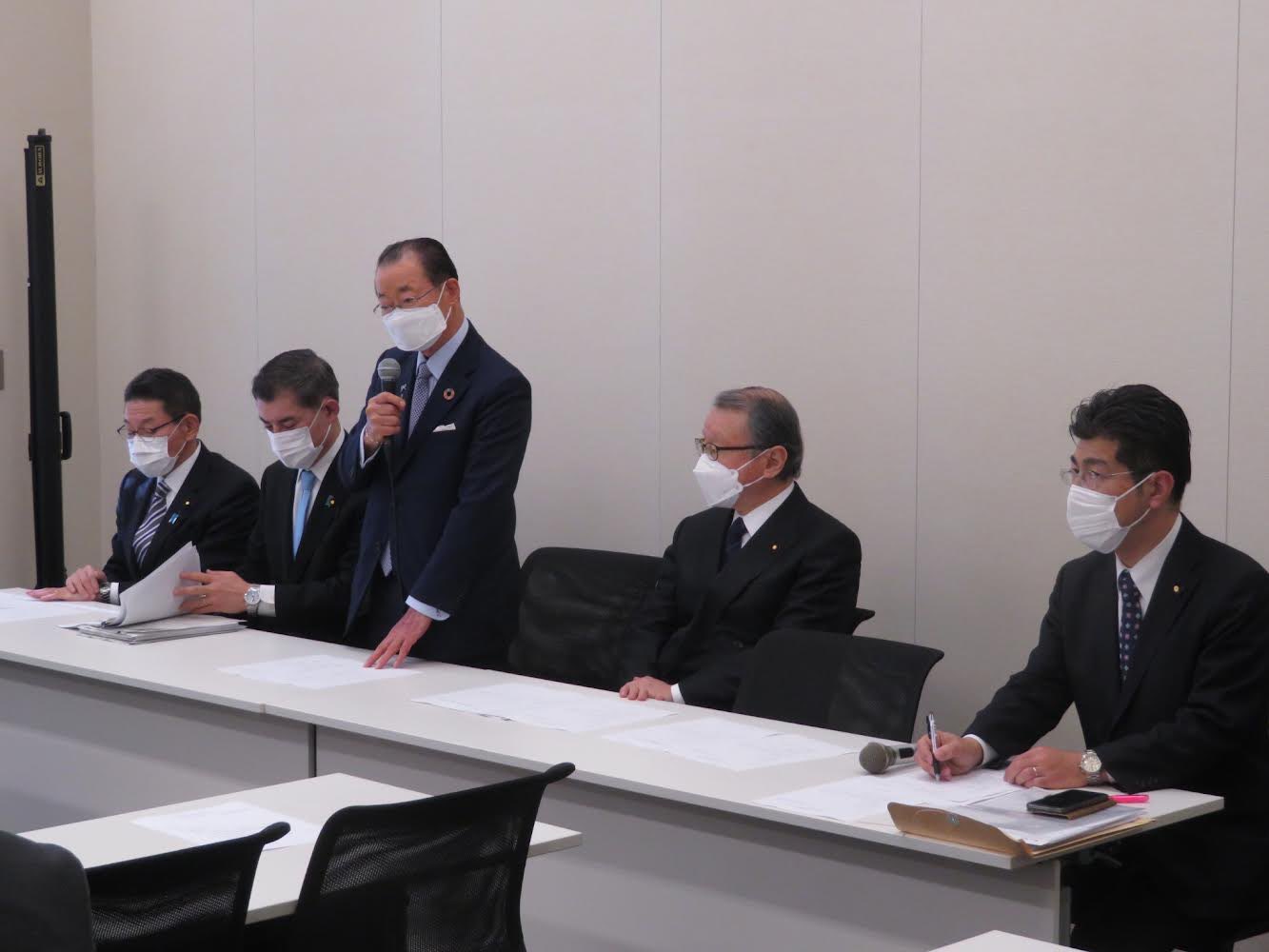 日本語教育推進議員連盟役員会を開催