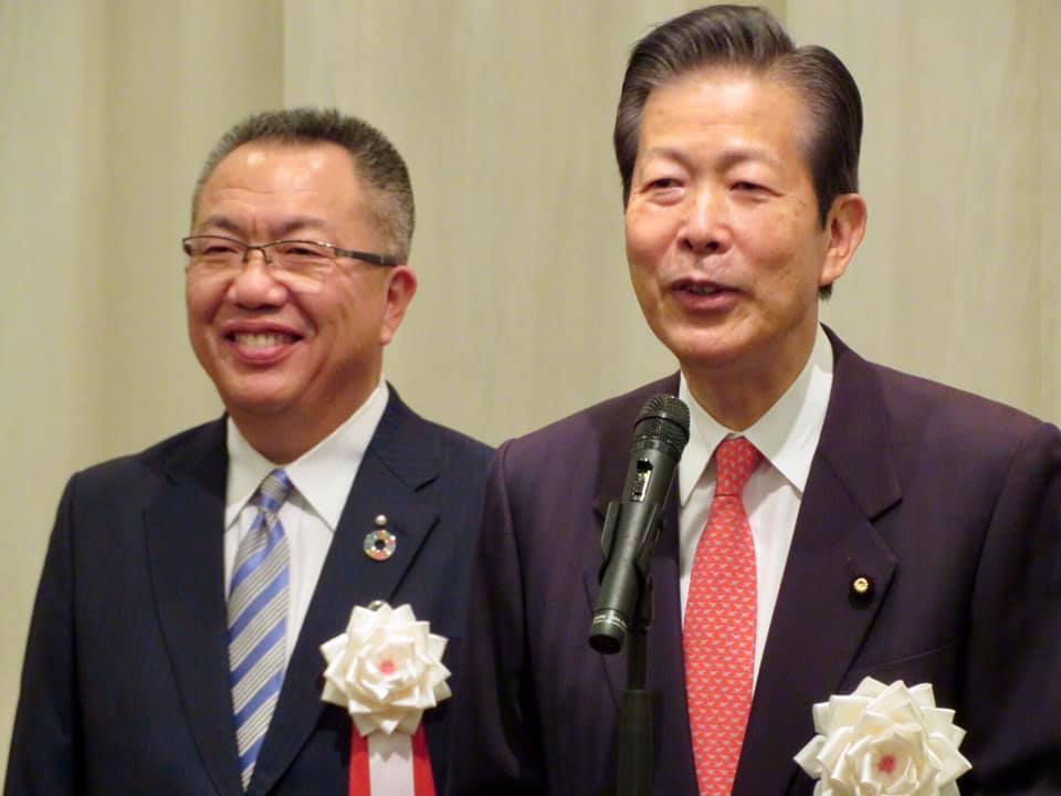 中川康洋三重県本部代表の後援会「Yasuhiro会」の発足式に:11月16日、三重県四日市市で中川康洋三重県本部代表の後援会「Yasuhiro