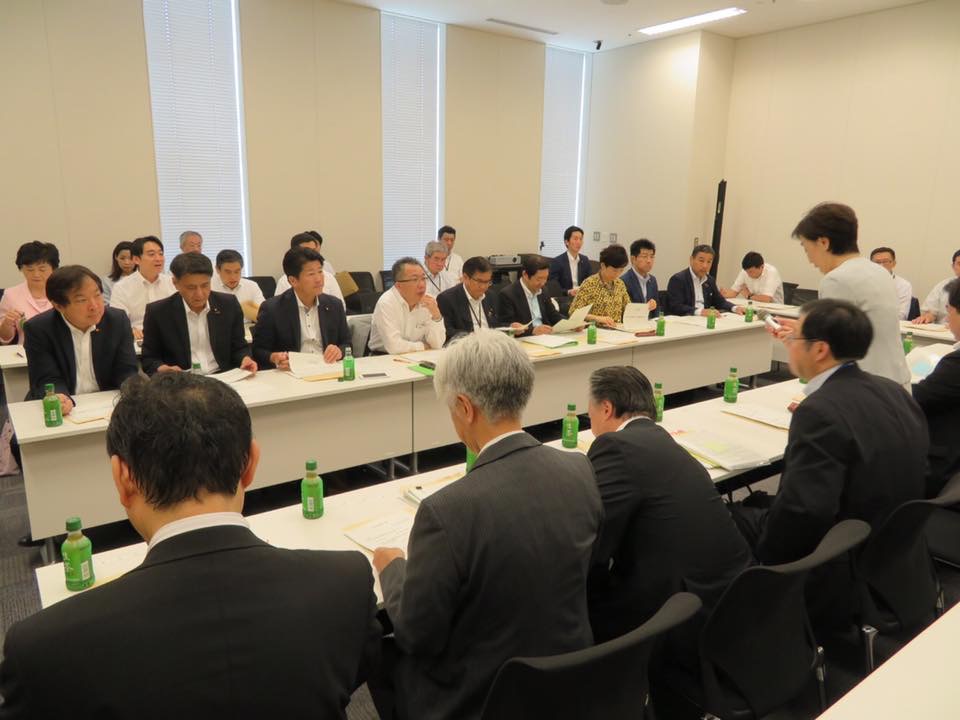 来年度に向けて重点政策を検討中です：7月20日、厚生労働部会で冒頭、古屋範子厚生労働副大臣（公明党）からご挨拶。 自殺防止対策や来年度予算概算