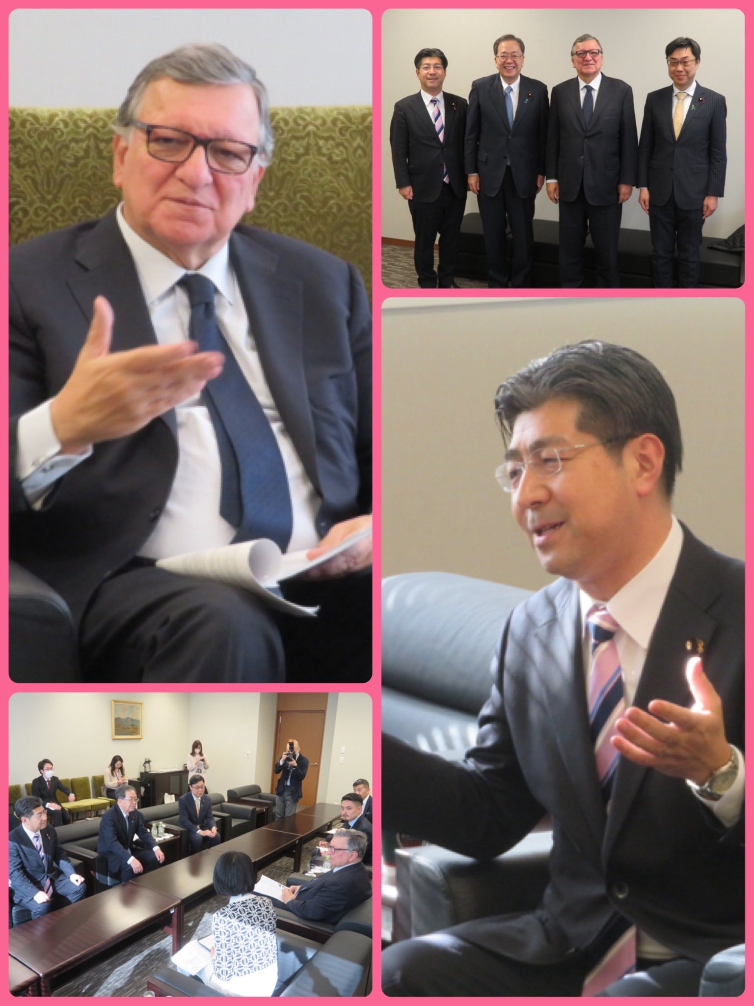 Gaviワクチンアライアンスのバローゾ議長と