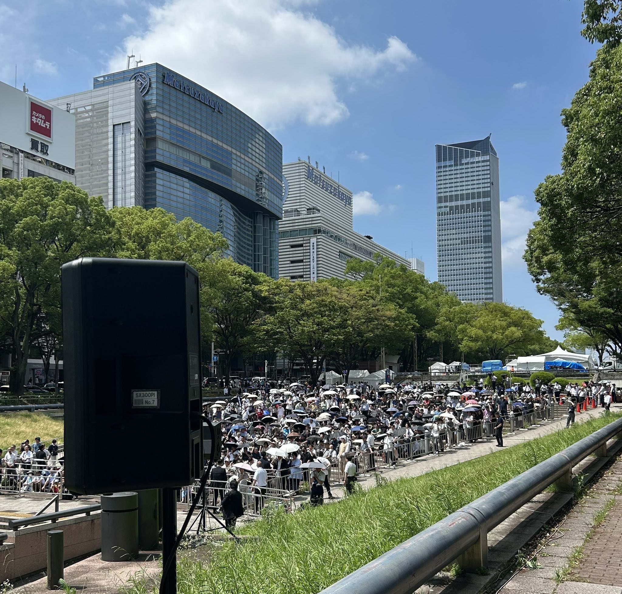 安江のぶお の応援に、石破茂総理、山口なつお公明党常任顧問が