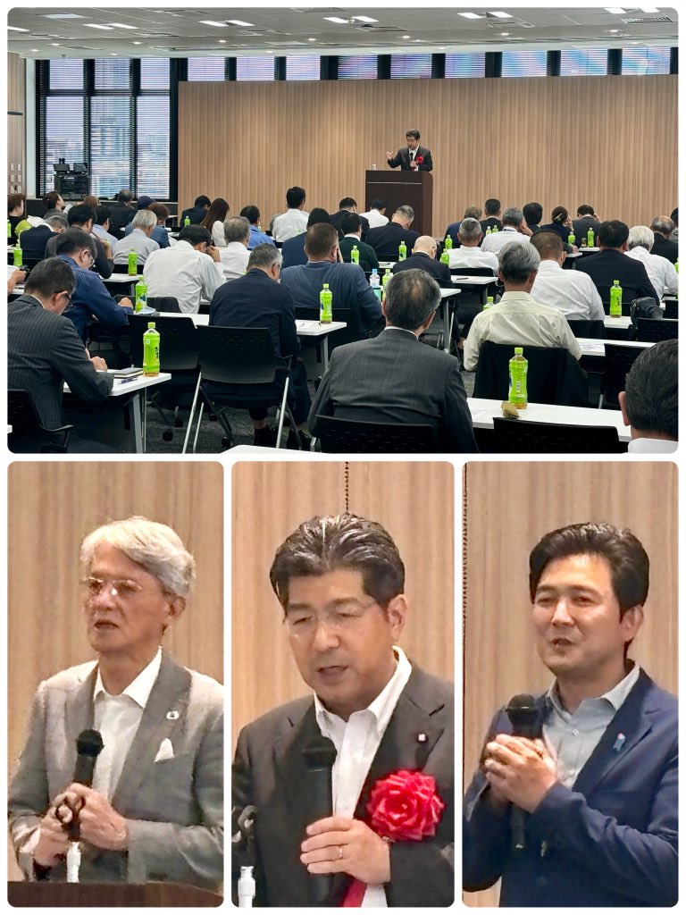 愛知県トラック事業政治連盟の会合でご挨拶