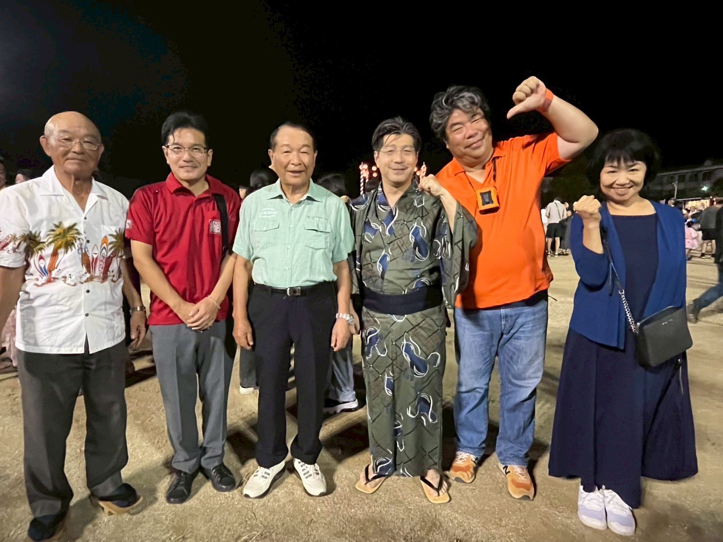 西尾市・吉良ふるさと盆踊りの集いに夫婦で