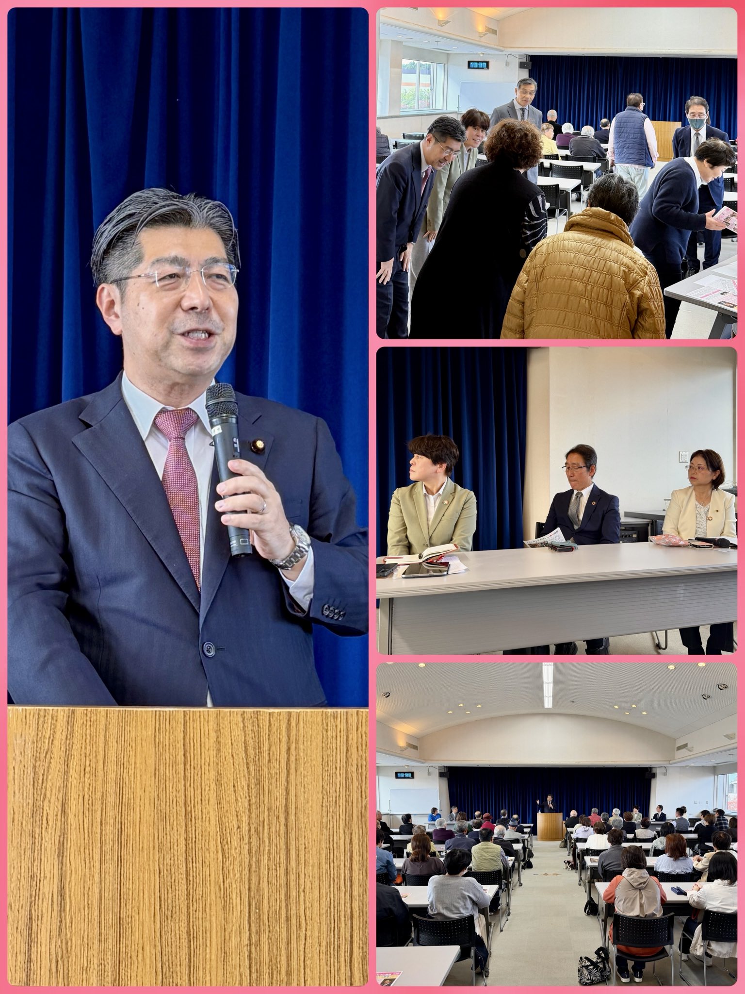 三重県・伊賀支部会に、赤堀くみ、山口やすこ、内原あつし各議員と