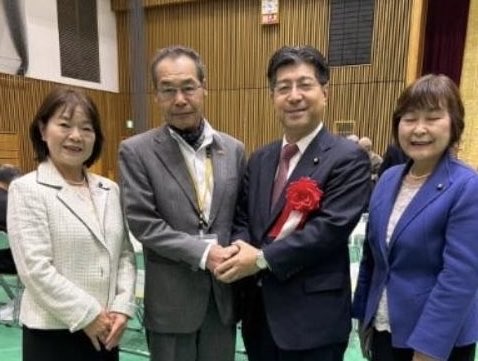 大治町の町制50周年の記念式典に