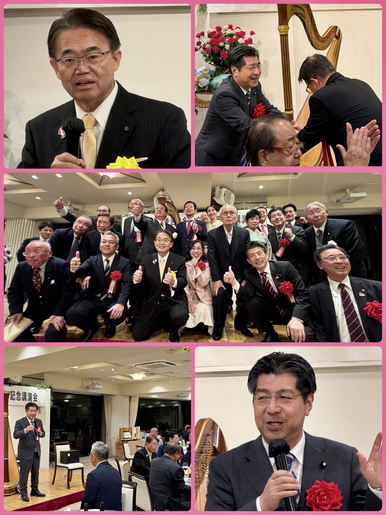 大村秀章知事を囲む会の12周年の記念の西尾市の会合に