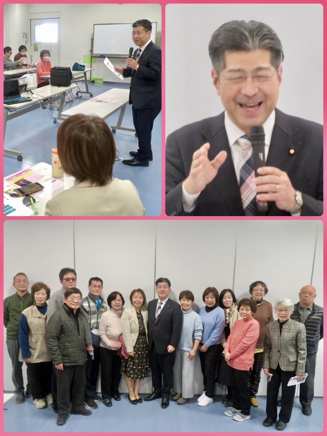 尾張旭市では #丸山さちこ 市議会議員と同議員をご支援いただいている党員の皆様との会合に