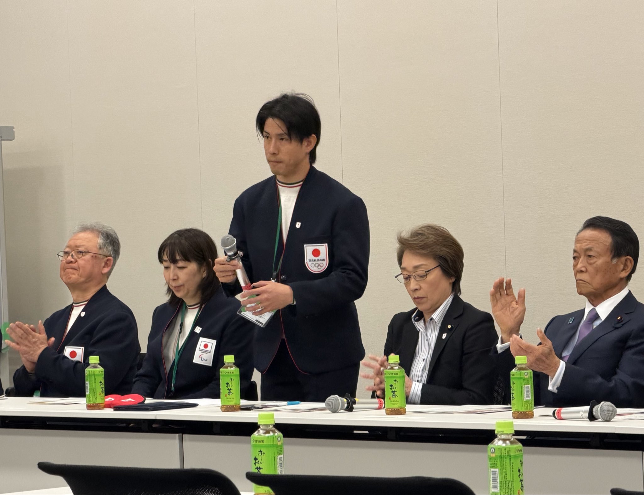スポーツ議員連盟(麻生太郎会長、橋本聖子会長代行)の総会に参加