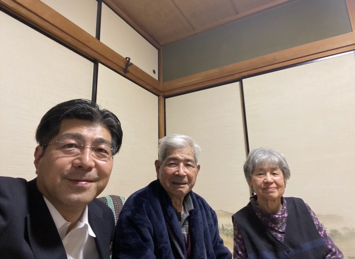 昨年正月。京都府京田辺市の実家で