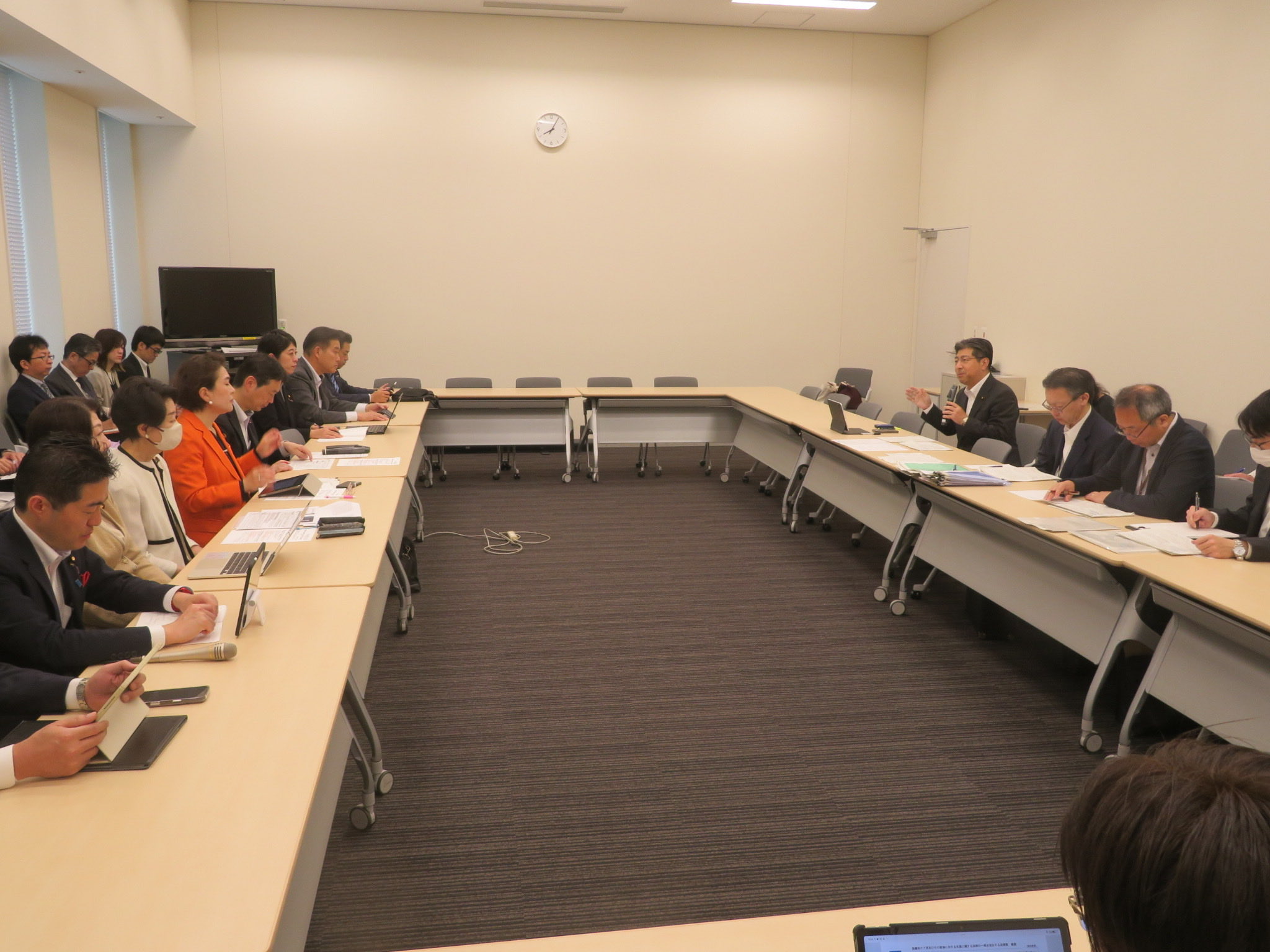 医療的ケア児 支援法の改正について、法案としてまとめ、いよいよ国会提出に向け、各政党に審査をお願いしています。