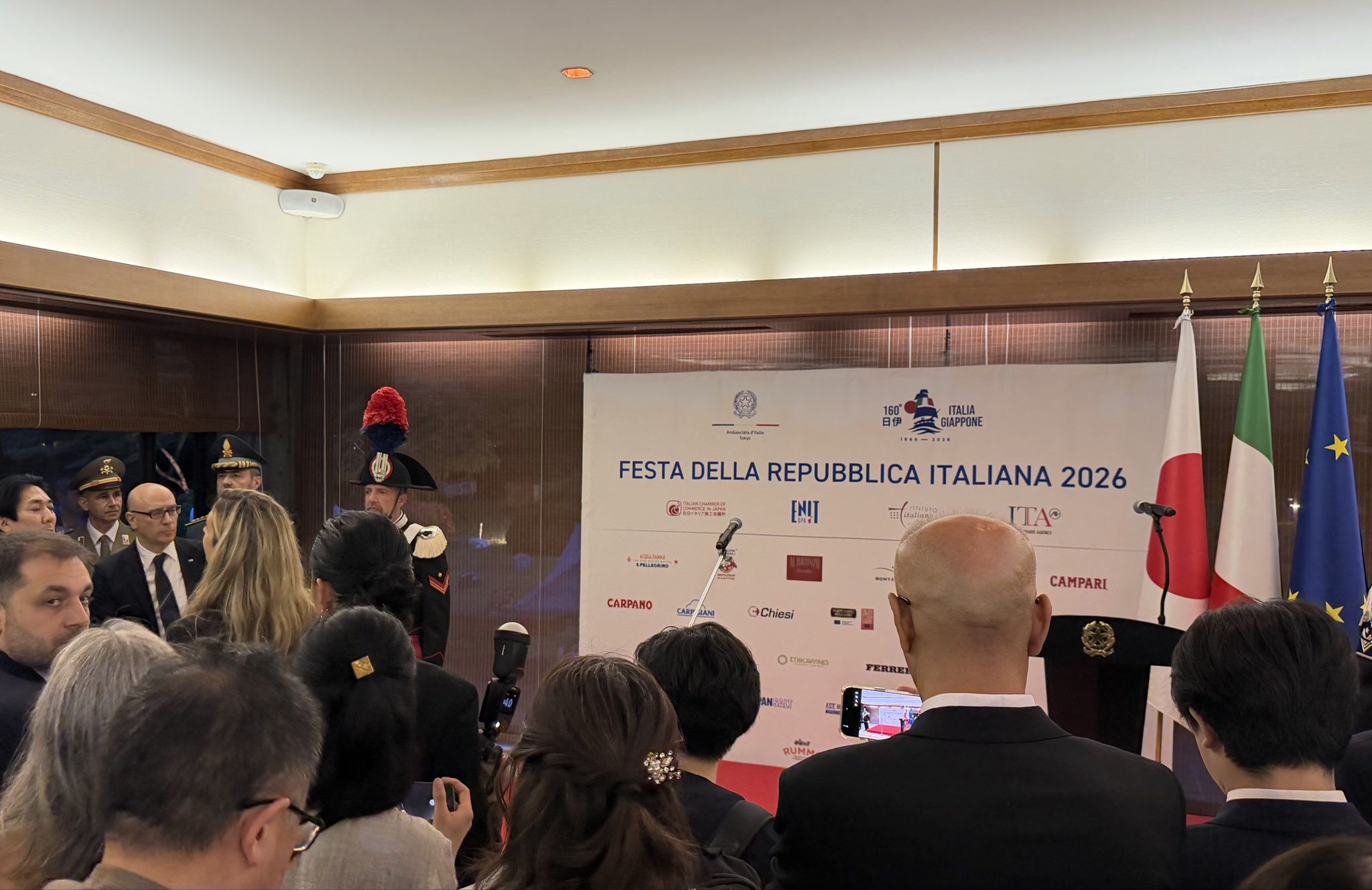 東京・三田のイタリア大使館の官邸・庭園でナショナルデーレセプションにお招きいただき、イタリア🇮🇹の音楽・文化・食そしてイタリアの人々に触れる良い機会に恵まれました