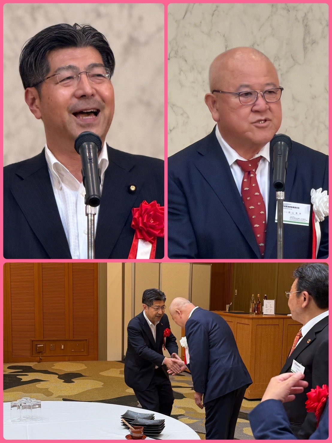 愛知県清掃事業連合会の総会・懇親会に参加。西山幸光会長はじめ役員、会員の皆さんと懇談。