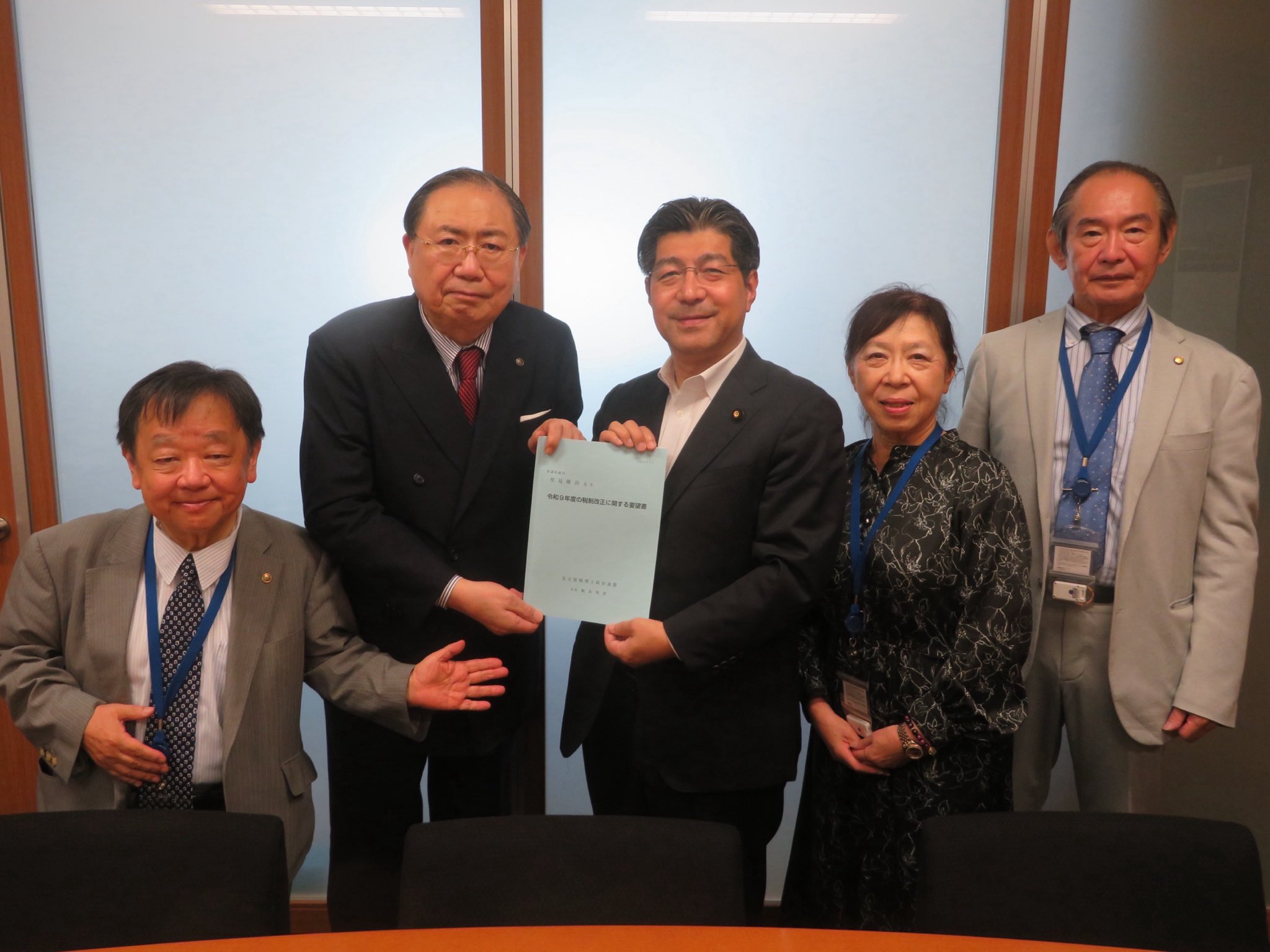 日本税理士政治連盟の定期大会懇親会に出席