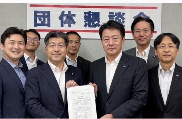 愛知県浄化槽協会との先月の公明党愛知県本部での懇談会